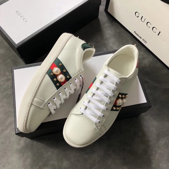 NEWGucci leather casual shoes small white shoes main image 5